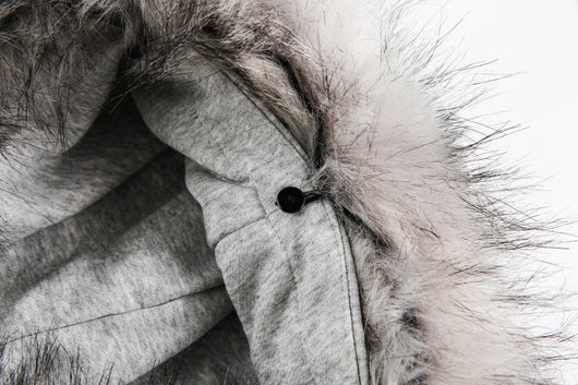 Suéter Cardigan con Cuello de Piel y Cierre de Cremallera - Image 30