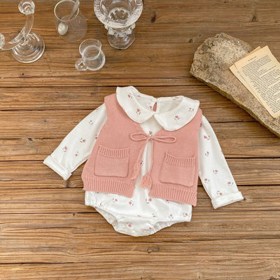 Chaleco Cardigan Tejido para Niños con Borlas - Image 26