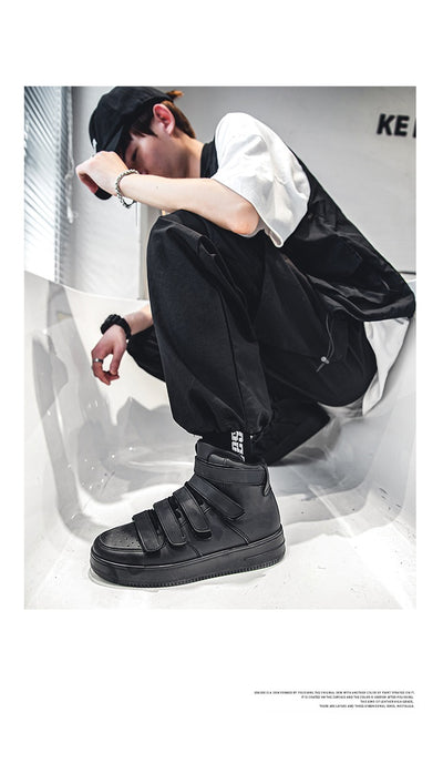 Zapatillas Altas Deportivas Casual para Hombre - Blancas con Velcro - Image 21