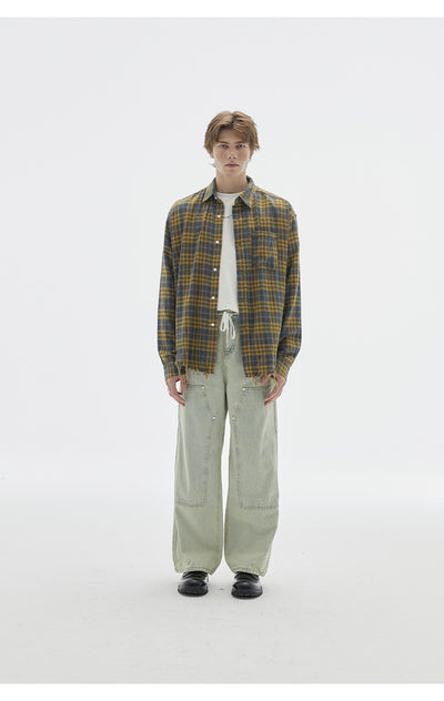 Camisa de Cuadros Vintage con Textura Brushed - Image 28
