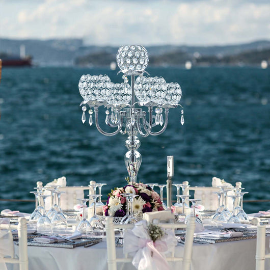 Candelabro de Cristal Luxury para Bodas y Eventos Elegantes - Image 20