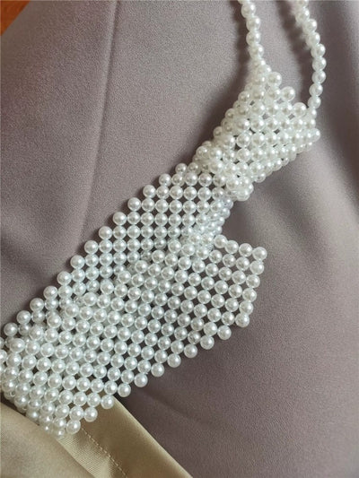 Cadena de Cuerpo Pearl Calada - Diseño Retro Artesanal - Image 10