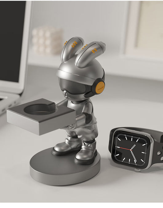 Soporte Cargador para Reloj Conejo de Resina - Diseño Trendy - Image 17