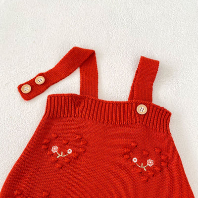 Gorro Ha Yi para Bebé Niña Rojo con Bordado de Amor - Image 30