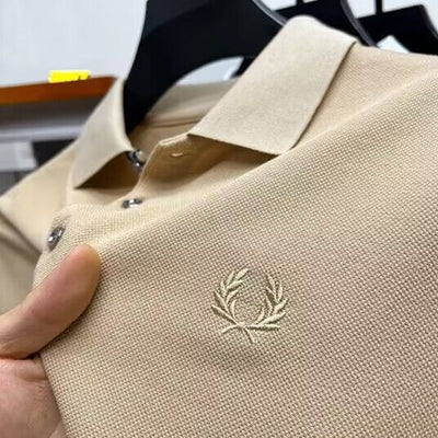 Polo Ejecutivo Lujo Ligero Manga Media con Bordado - Image 18