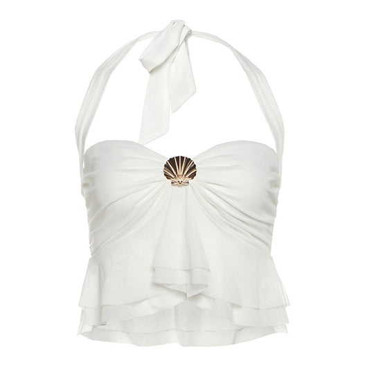 Chaleco Top Metálico con Botones para Mujer - Estilo Hot Girl - Image 29