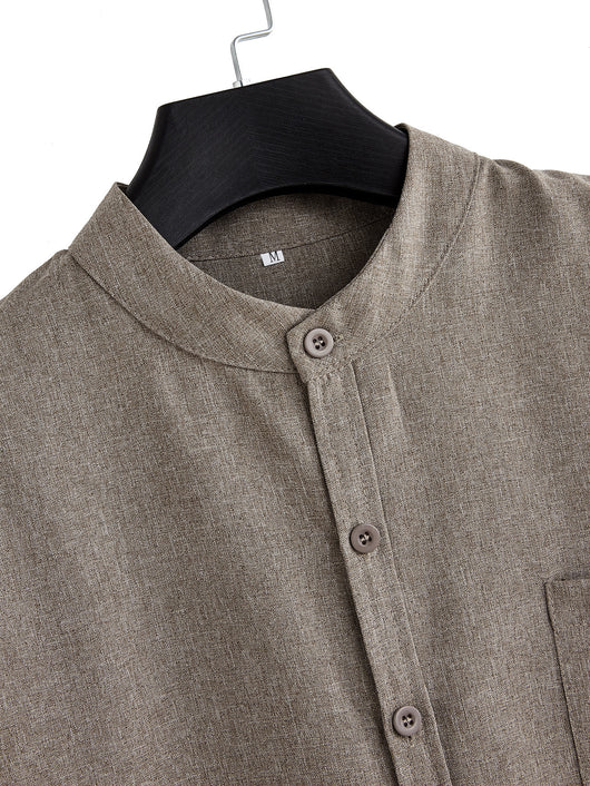Camisa Casual Hombre Básica con Bolsillo - Image 22