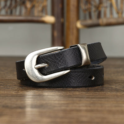 Cinturón de Cuero Retro Versátil 18cm - Estilo Clásico Personalizado - Image 39