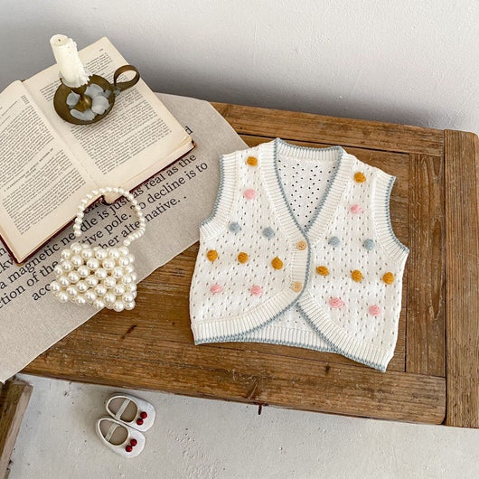 Chaleco Cardigan de Algodón para Bebé - Suéter Cómodo y Versátil - Image 13
