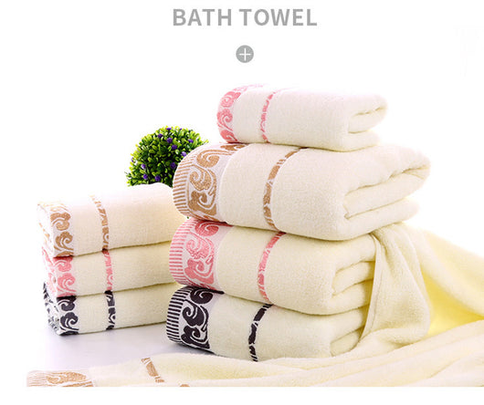 Juego de Toallas de Baño Hotel Premium con Bordado - Algodón Grueso 3 Piezas - Image 43
