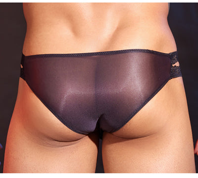 Lencería Sensual Transparente de Encaje Delicado para Hombre - Image 27