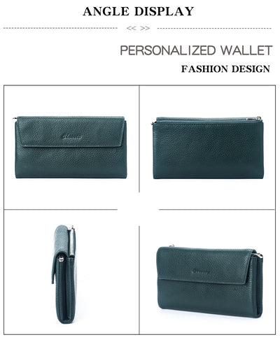 Billetera de Cuero Genuino Premium - Cartera Manual de Piel de Res - Image 42