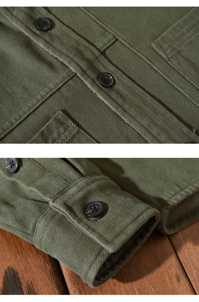Chamarra de Trabajo Casual para Hombre con Forro de Algodón y Terciopelo - Image 14