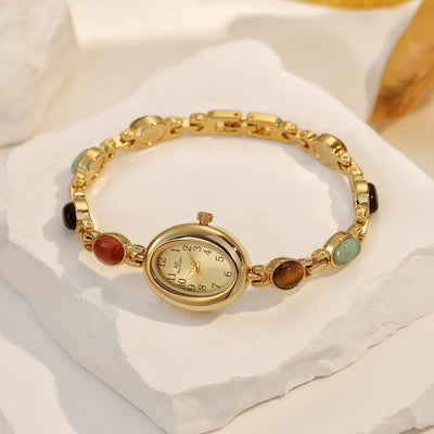 Pulsera de Jade Natural Multicolor Fu Lu Shou - Abundancia y Protección - Image 30