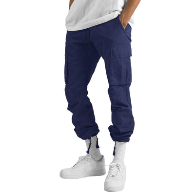 Pantalones Casuales con Múltiples Bolsillos y Cordón Ajustable - Image 62