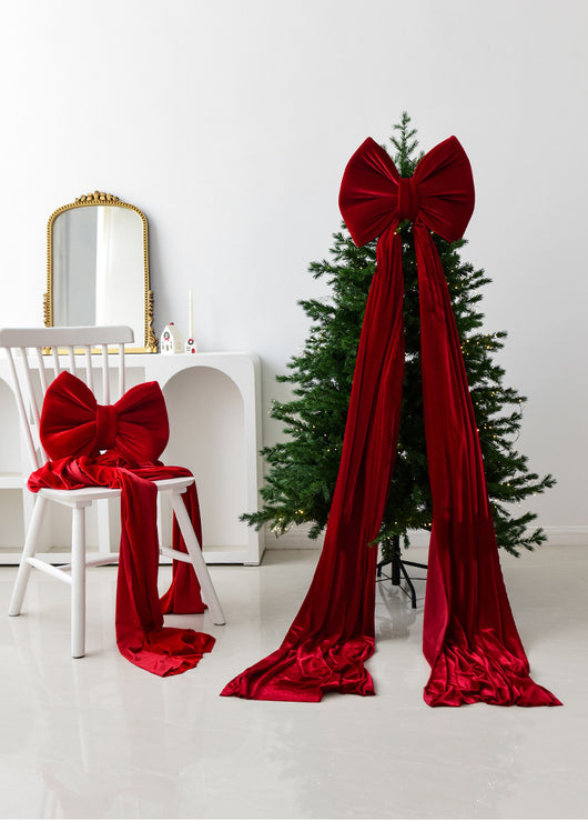 Moño Navideño de Terciopelo Tamaño Grande - Image 31