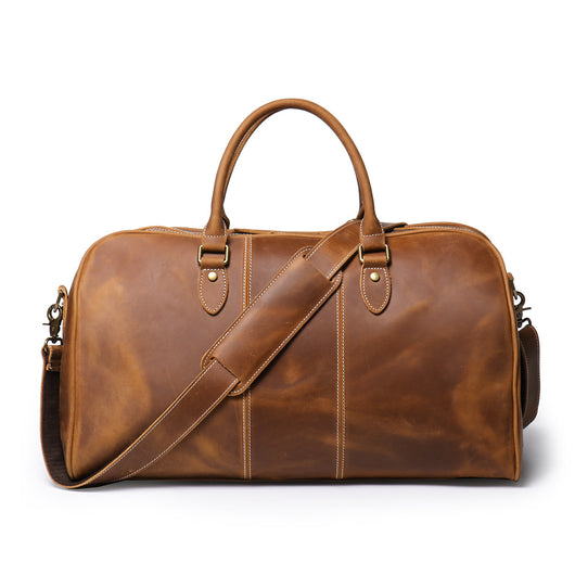 Bolsa de Viaje Portátil para Hombre en Cuero Genuino Estilo Retro - Image 24