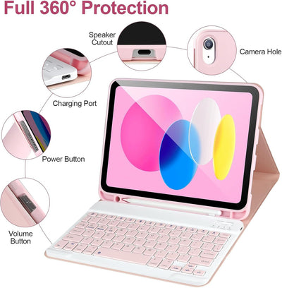 Funda Protectora con Teclado Bluetooth A16 para Tablet - Image 15
