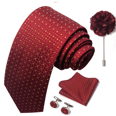 Combo Corbata, Traje y Pañuelo de Bolsillo para Hombre - Juego 8 - Image 120