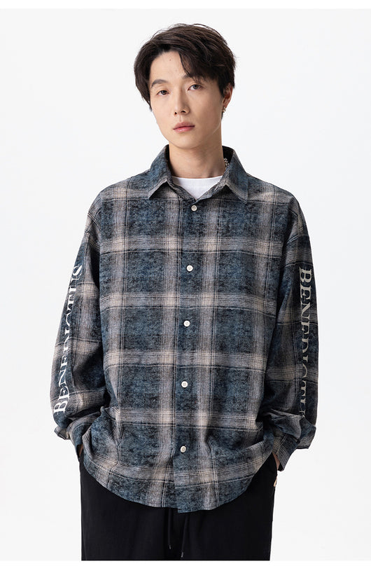 Camisa Casual a Cuadros para Hombre - Estilo Versátil - Image 16