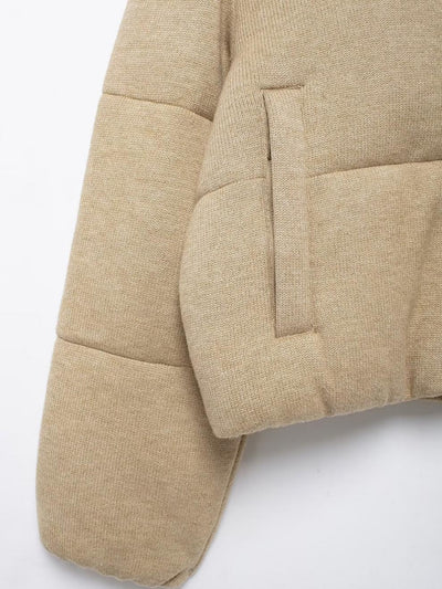 Chaqueta de Algodón con Cuello Mao - Estilo Europeo y Americano - Image 11