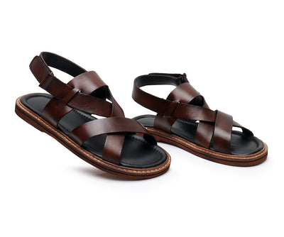 Sandalias Casuales de Cuero Genuino para Hombre - Comodidad de Verano - Image 43