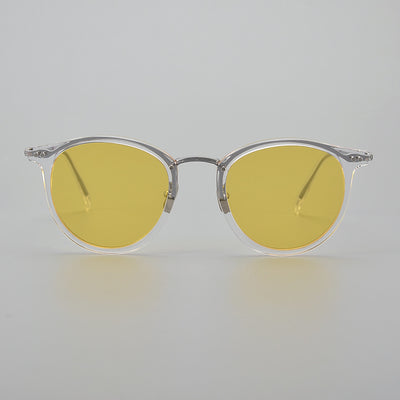 Gafas de Sol Polarizadas de Titanio Puro Japonesas Artesanales Transparentes - Image 41