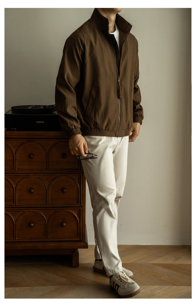 Chaqueta Cuello Americano para Hombre Primavera Otoño - Image 17