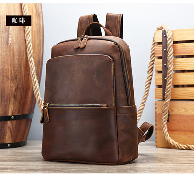 Mochila de Cuero para Hombre con Gran Capacidad - Image 29