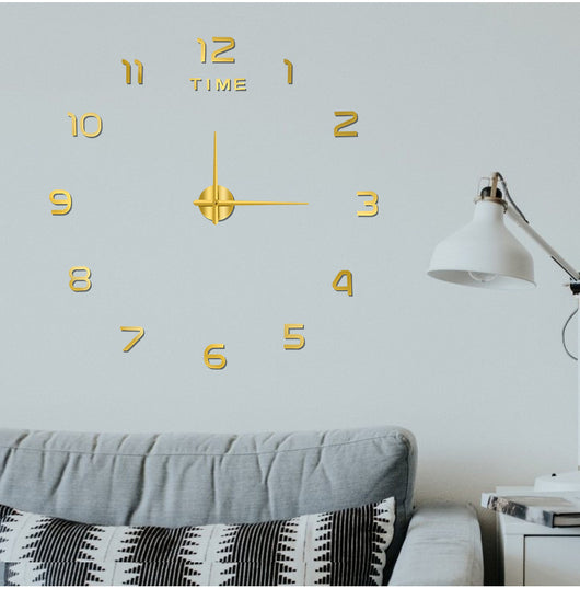 Reloj de Pared Silencioso con Luz Nocturna y Adhesivos Decorativos - Image 16