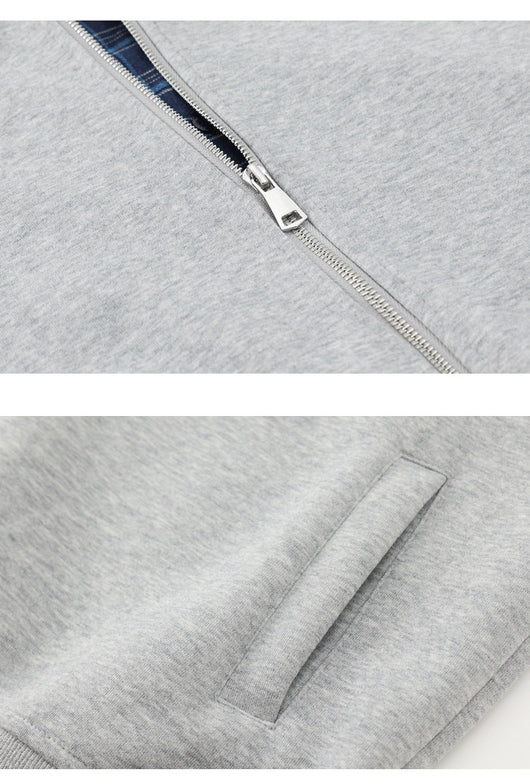 Cardigan Abrigo Cuadrillé con Capucha y Detalles Combinados - Image 22