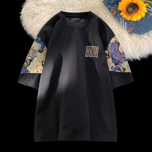 Camiseta Manga Corta Hombre Estilo Chino Diseño Nacional - Image 23