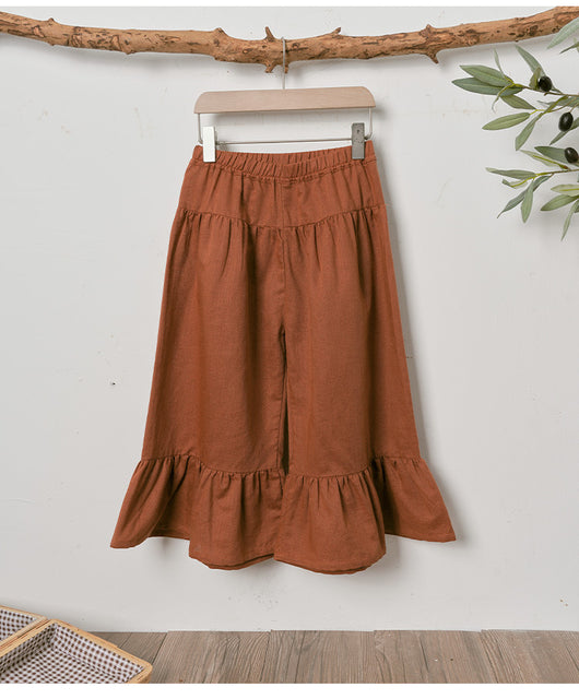 Pantalón Niña Estilo Nórdico Cintura Elástica Colores Puros - Image 30