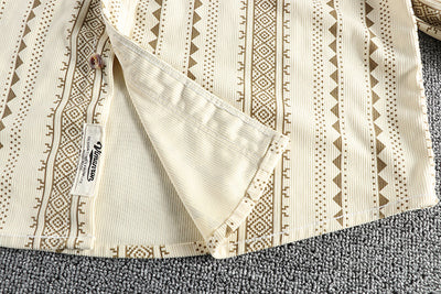 Camisa Casual Hombre Estilo Navajo Retro Americano - Image 30