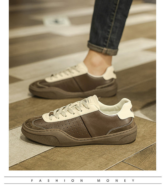 Zapatos Casuales de Cuero Genuino con Plataforma y Detalles en Contraste - Image 21