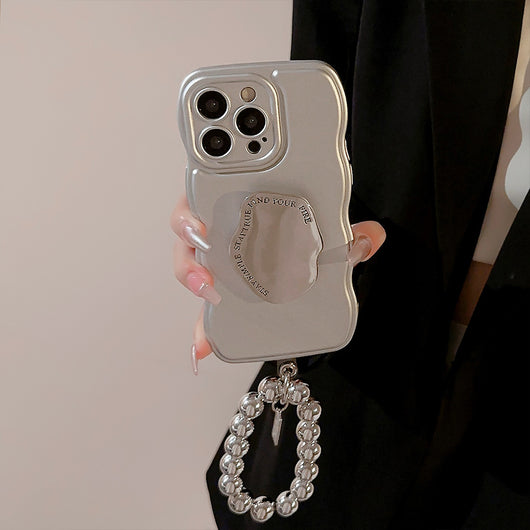Funda Protectora para Teléfono con Soporte Metálico Plateado - Image 17