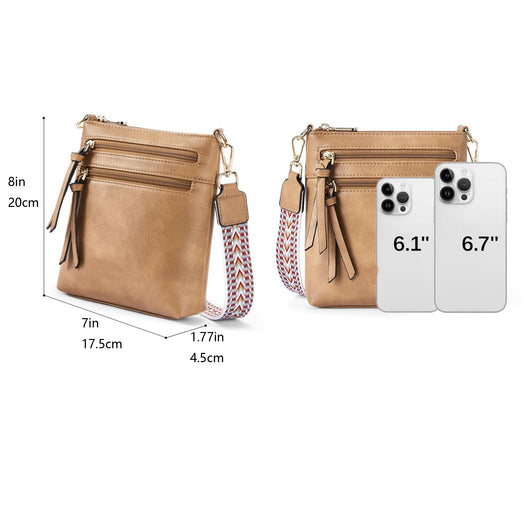 Bolso de Hombro Vertical para Mujer con Múltiples Bolsillos - Image 12