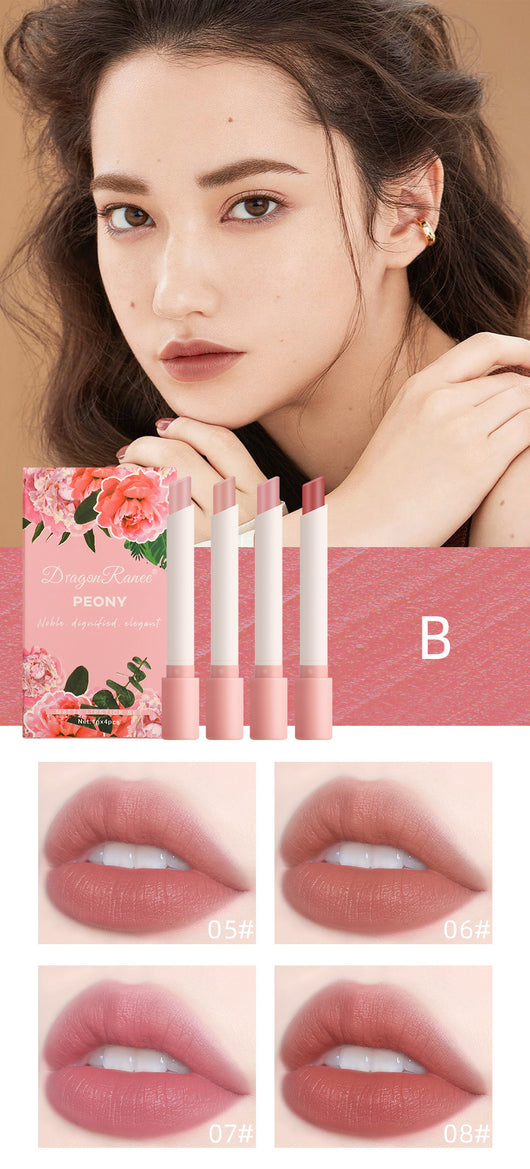 Estuche de Labiales Mate Efecto Cigarro - Colección 4 Flores - Image 16