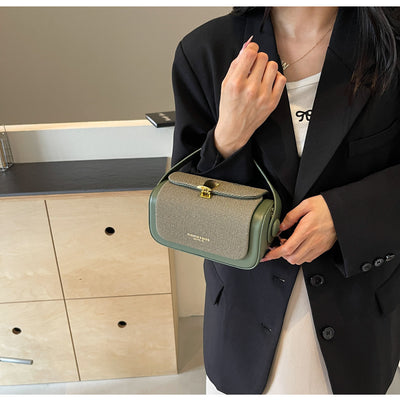 Bolso Mensajero Minimalista de Cuero para Mujer - Image 33