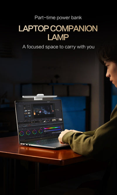 Lámpara LED Portátil para Notebook con Protección Ocular y Power Bank - Image 51