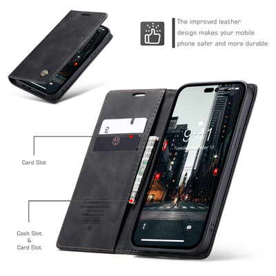 Funda Magnética de Cuero para Teléfono con Cartera Integrada - Image 40