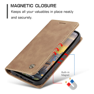 Funda Magnética de Cuero para Teléfono con Cartera Integrada - Image 12
