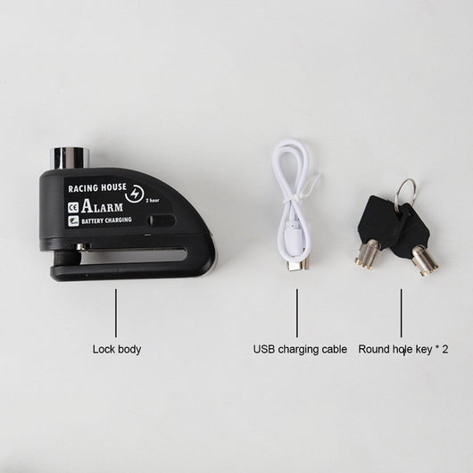 Candado de Disco con Alarma Antirrobo Portátil para Bicicleta y Vehículos Eléctricos - Image 11