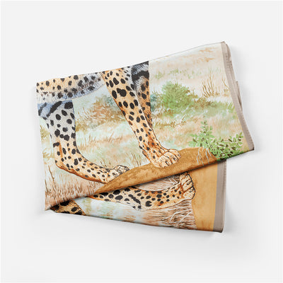 Pañuelo de Seda Estampado Minimalista - Elegancia Versátil - Image 49