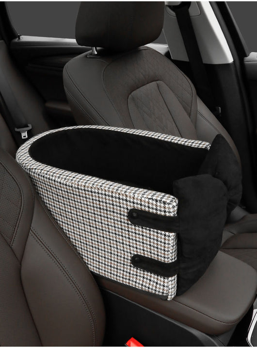 Cama Elevada para Mascotas con Soporte en Consola Central del Auto - Image 17