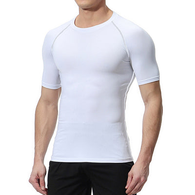 Playera de Compresión Estampado Espada Manga Corta Verano Hombre - Image 52