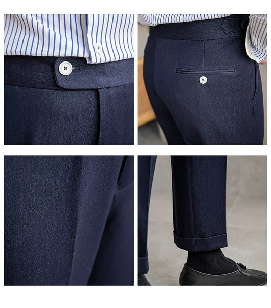 Pantalones Casuales Vintage Gentry Anti Arrugas - Image 13