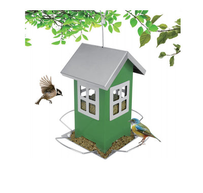 Jaula Comedero para Pájaros y Colibríes de Hierro para Exterior - Image 11