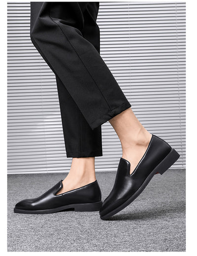 Zapatos de Cuero Puntiagudos Estilo Británico Clásico - Image 17