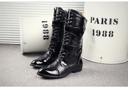Bota Alta Hombre Estilo Coreano Moderno y Exclusivo - Image 13